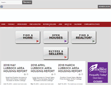 Tablet Screenshot of lubbockrealtors.com